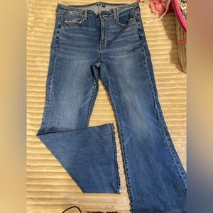 American Eagle Outfitters Classic Blue Wide Leg Jeans